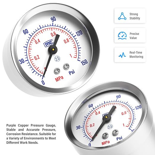TAILONZ PNEUMATIC 0-150PSI 3/8 Inch NPT Particulate Filter+Coalescing Filter - Image 8