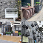 Aluminum Air Conditioner Cover, Privacy Fence Screen, Outdoor Condenser - Image 9