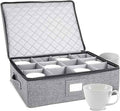 storageLAB Cup and Mug Storage Containers, Hard Shell Storage Case