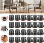 24PCS Upgraded Silicone Chair Leg Floor Protectors