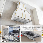 CHETTO C Stainless Steel Range Hood Cover - Image 4