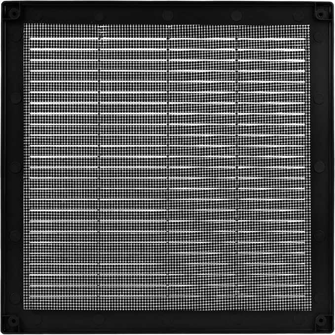 Vent Systems 10" x 10" Inch Plastic Black Soffit Vent Cover - Image 6