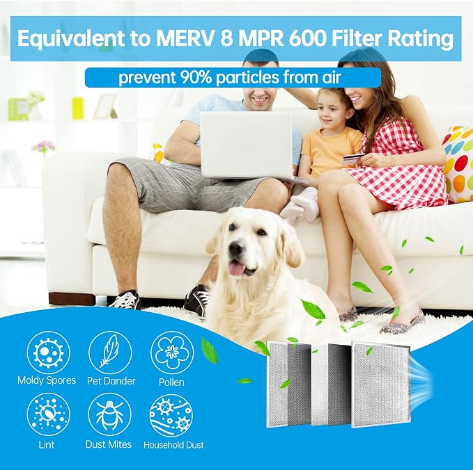 UBeesize 14x18x1 Air Filter HVAC AC Furnace Filter, MERV 8, Reusable Washable - Image 6