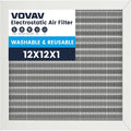 12x12x1 Air Filter-MERV 8, Washable & Reusable Electrostatic Air Filter by VOVAV
