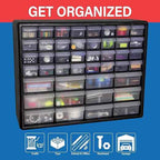 Akro-Mils 44-Drawer Plastic Drawer Storage Cabinet