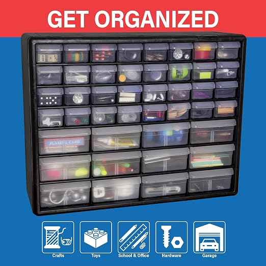 Akro-Mils 44-Drawer Plastic Drawer Storage Cabinet