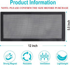 Magnetic Floor Register Vent Covers, 5.5 x 12 Inch Air Vent Filter Mesh - Image 2