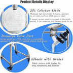 INTSUPERMAI 20L Buchner Funnel Filtering Kit, - Image 7