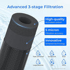 Waterdrop Whole House CTO Carbon Sediment Water Filter Cartridge Replacement - Image 3