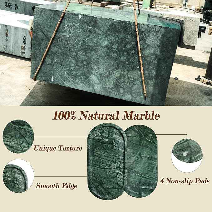 Genuine Real Natural Marble Tray