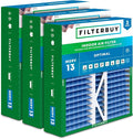 Filterbuy 20x20x5 Air Filter MERV 13 Optimal Smoke & Allergy Defense, Pleated by Filterbuy