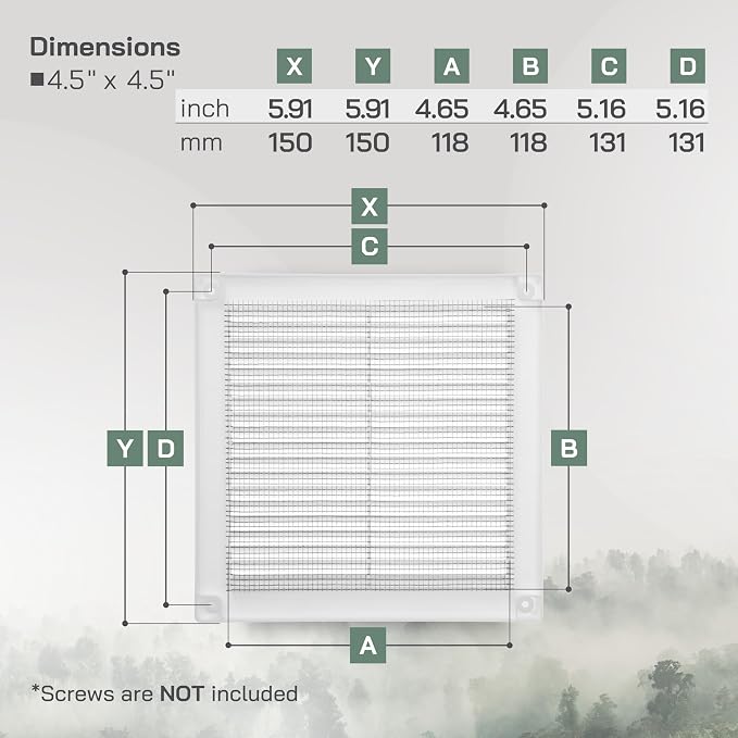 Vent Systems 4.5" x 4.5" Inch - Image 2