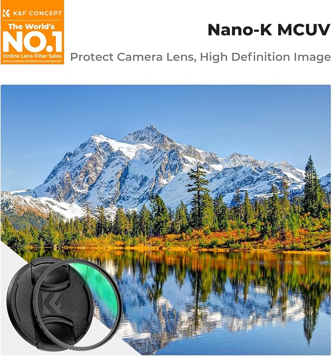 K&F CONCEPT 62mm MC UV Lens Protection Filter - Image 2