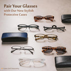 TruVision OTC Reading Glasses, Comfort Spring Hinges for Men and Women