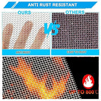 Stainless Steel Mesh Screen 8Mesh 304, 15.7" x 47.2" Metal Mesh Screen - Image 3