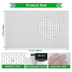 20mesh Stainless Steel Mesh Screen, 15.7"x78.7" Metal Mesh Screen, 1mm Hole - Image 2
