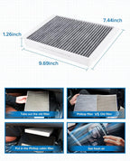 PHILTOP Cabin Air Filter, ACF072 Replaces - Image 8