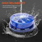 AUXMOTEC Blue Led Emergency Strobe Beacon Lights Bar