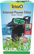 Tetra Whisper Internal Power Filter 5 To 10 Gallons, by Tetra