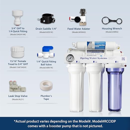 iSpring RCC1D Tankless RO/DI System, 5 Stage De-ionization Reverse Osmosis - Image 7