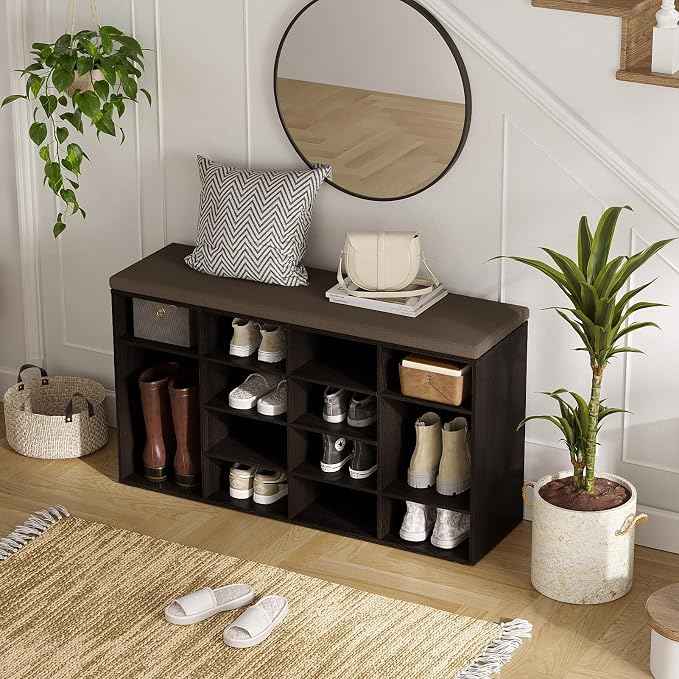 DINZI LVJ Shoe Storage Bench