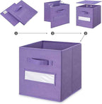 artsdi Fabric storage cubes 11 Inch Cube Storage Bin, Cube storage