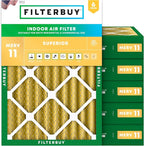 Filterbuy 8x14x4 Air Filter MERV 11 Superior Pet & Allergy Defense, by Filterbuy