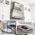 CHETTO C Stainless Steel Range Hood Cover - Image 4