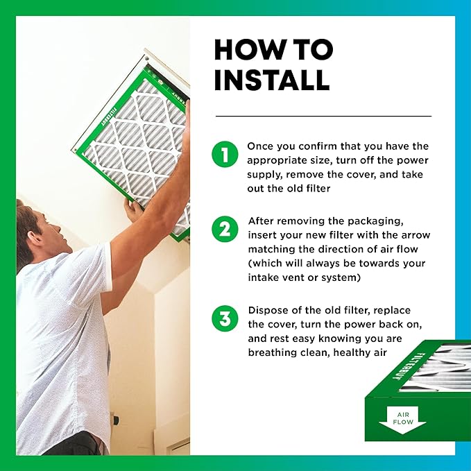 Filterbuy 22x22x1 Air Filter MERV 8 Essential Dust & Allergy Defense, - Image 5