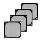 Silverstone Technology FF126 Pack of Four 120mm All-Stainless Steel Filter kit by SilverStone