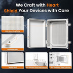 QILIPSU Waterproof Junction Box IP67 Outdoor Plastic Electrical Project - Image 3