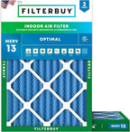 Filterbuy 15x20x2 Air Filter MERV 13 Optimal Smoke & Allergy Defense, by Filterbuy