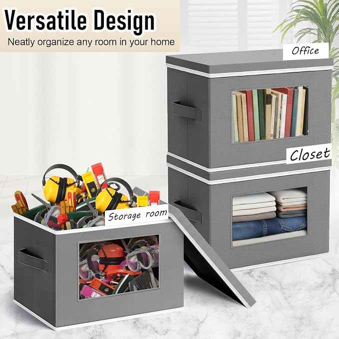 10 Pcs Fabric Storage Bins