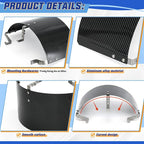 PTNHZ Universal Stainless Steel Air Intake Filter Cover Heat Shield Fits - Image 4