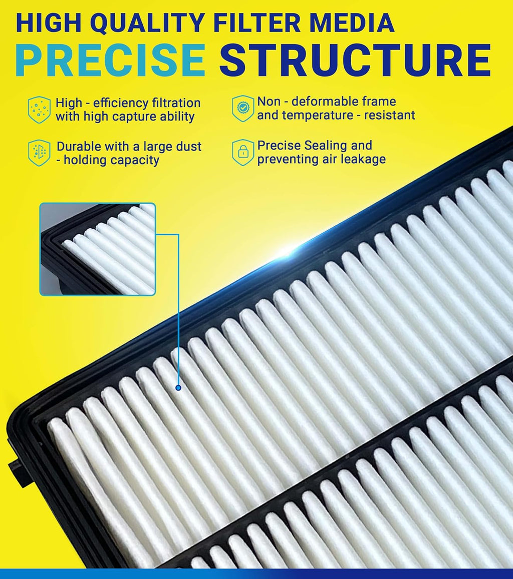 Engine Cabin Air Filter Kit for Mazda CX-30 CX30 (2020-2026)