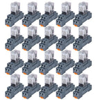 20PCS Electromagnetic Power Relay, 8-Pin 10 AMP 12V DC Relay Coil by VAMRONE