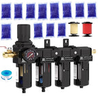 NEWPO 1/2'' NPT 4 Stage Air Dryer by NEWPO