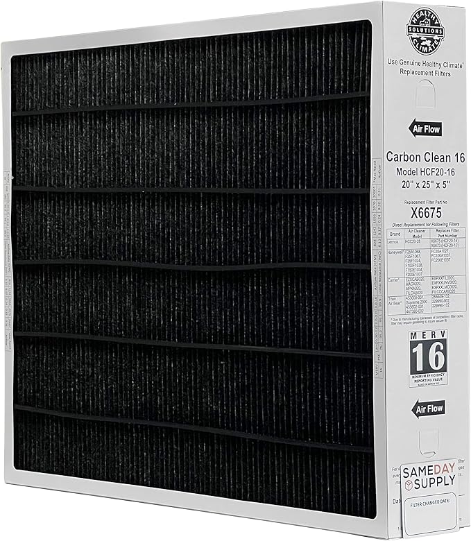 Lennox Healthy Climate Lennox X6675 20x25x5 Healthy Climate Carbon-Clean MERV by Unknown