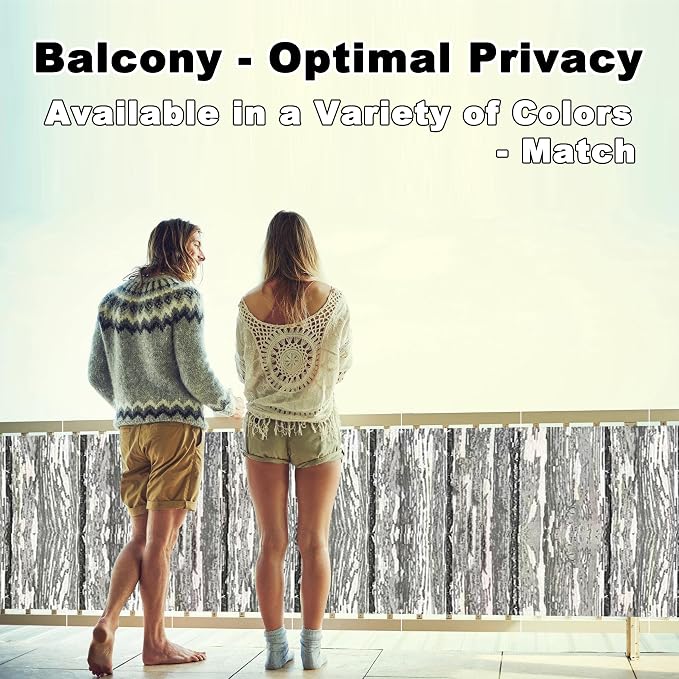 Privacy Screen Protector 3' x 26.2' UV Protection Weather-Resistant Privacy - Image 2