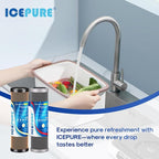 ICEPURE 2.5" x 10" Whole House Water Filter Combo Kit, KDF Filter Cartridge and - Image 9