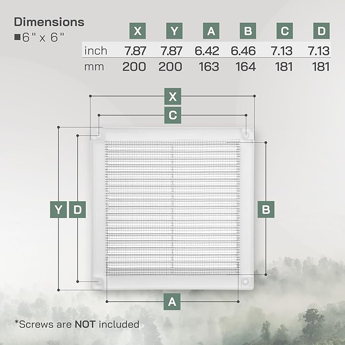 Vent Systems 6" x 6" Inch - Image 2