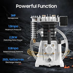 Air Compressor Pump Head, 3hp Air Compressor Pump-Head, 2200w Portable - Image 4