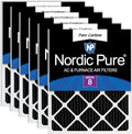 Nordic Pure 14x20x1 Pure Carbon Pleated Odor Reduction Furnace Air Filters 6 by NordicPure