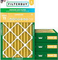 Filterbuy 14x25x4 Air Filter MERV 11 Superior Pet & Allergy Defense, by Filterbuy