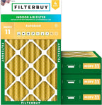 Filterbuy 20x30x4 Air Filter MERV 11 Superior Pet & Allergy Defense, by Filterbuy