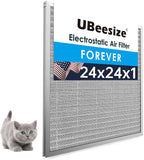 UBeesize 24x24x1 Reusable Electrostatic Air Filter HVAC AC Furnace Filter by UBeesize