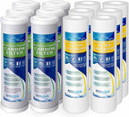 6 Standard Coconut Shell Block Carbon & 6 Four Layers of Filtration by Ronaqua
