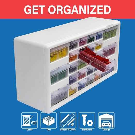 Akro-Mils 26-Drawer Plastic Drawer Storage Cabinet