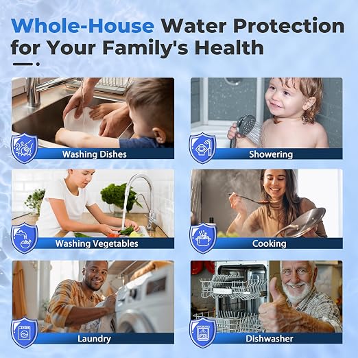 iSpring PFAS & Heavy Metals Whole House Water Filter System, SGS-Tested to - Image 5