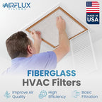 Fiberglass Air Filter -24x24x2Air Filter 12 Pack - Image 2